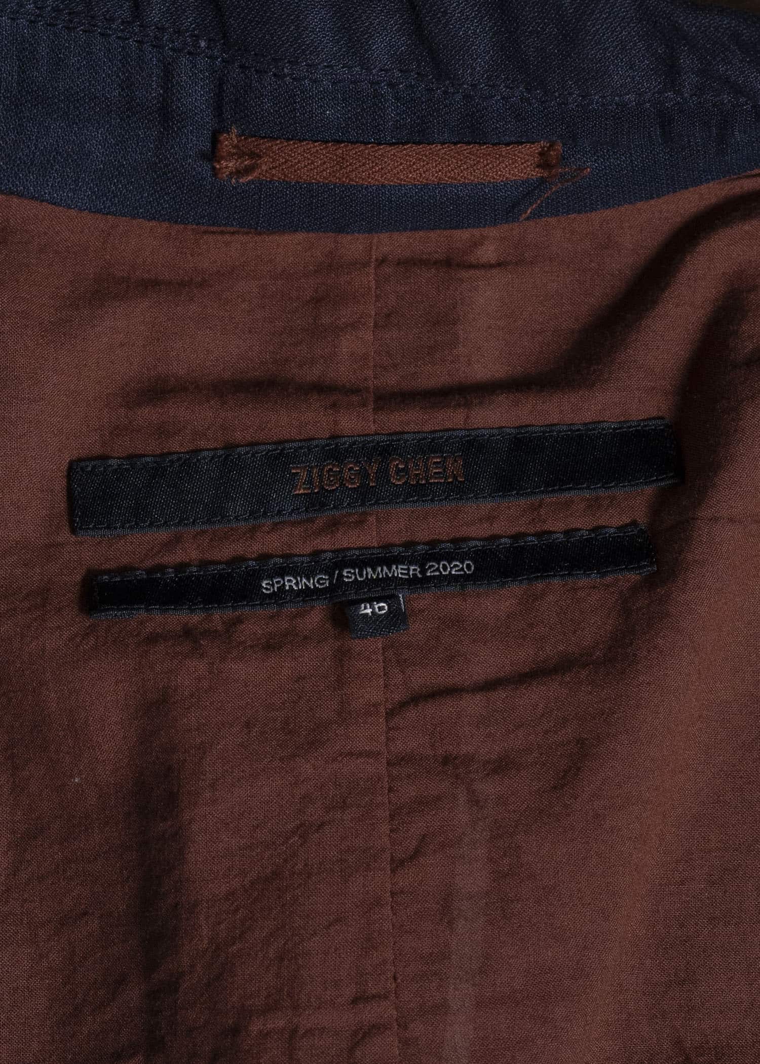 ZIGGY CHEN 20SS LINEN 2BUTTON JACKET