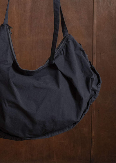 Professor.E RUCHED CROSSBODY BAG BLACK 26FW-PE-ACC-08