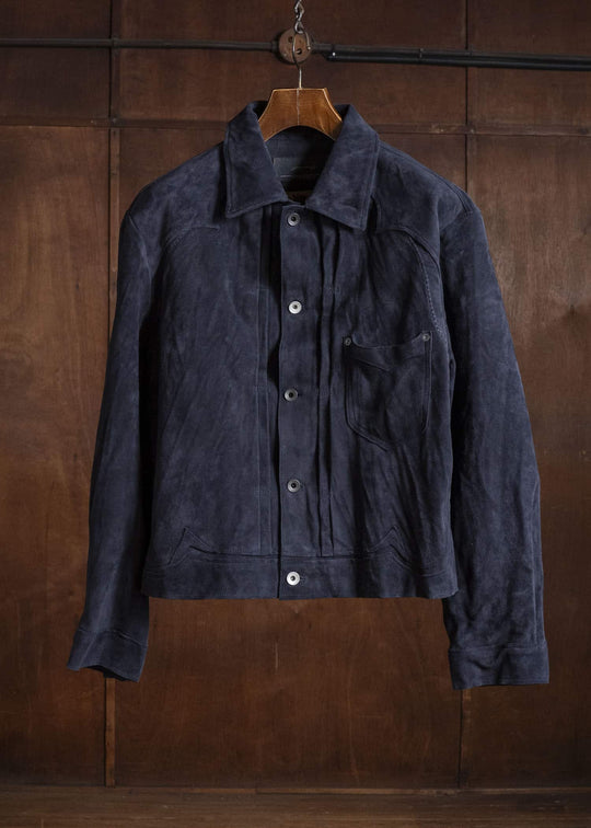 Professor.E SUEDE TRUCKER JKT PURPLE 26FW-PE-JKT-16
