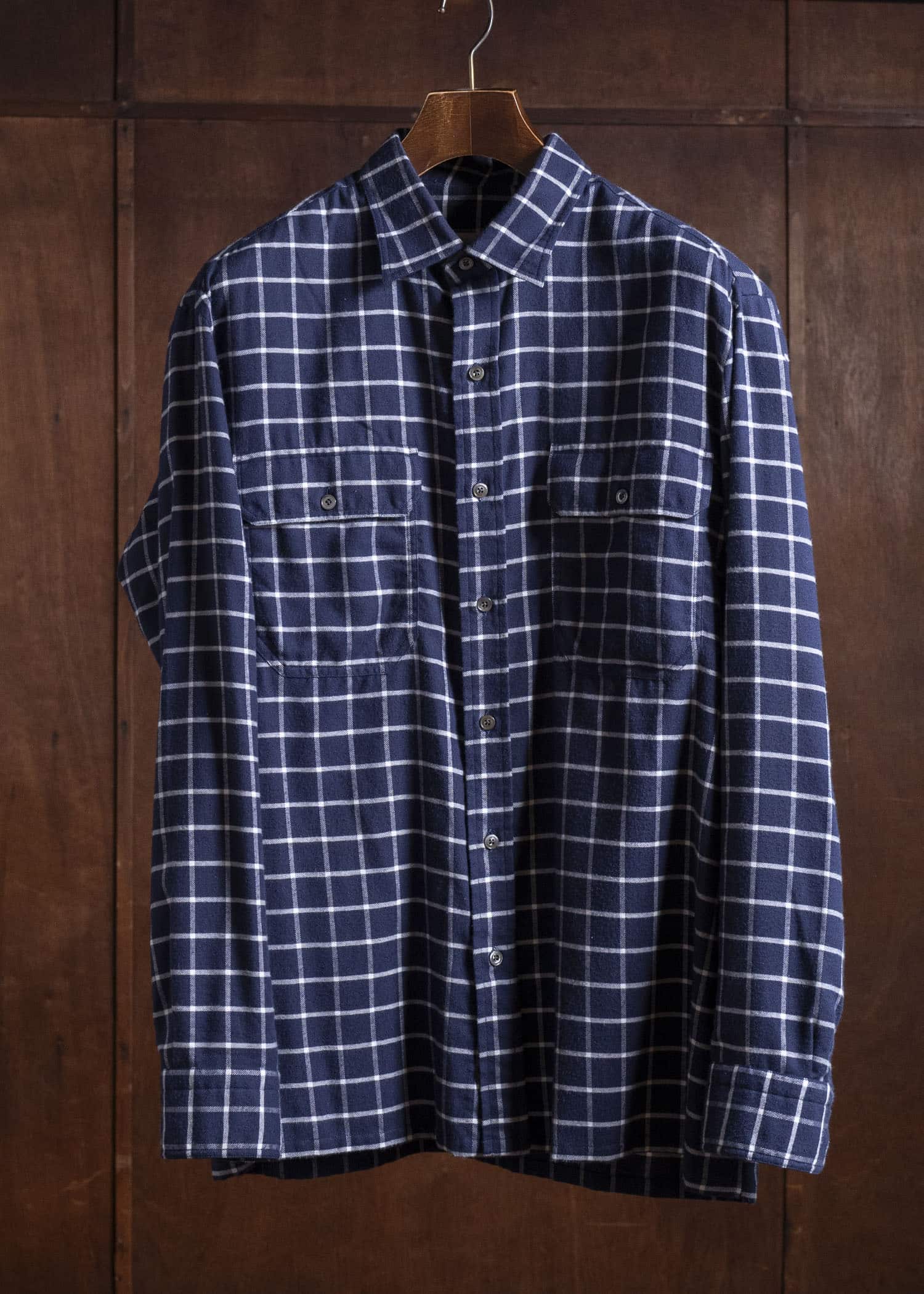 Salvatore Piccolo 2POCKET CHECK SHIRT