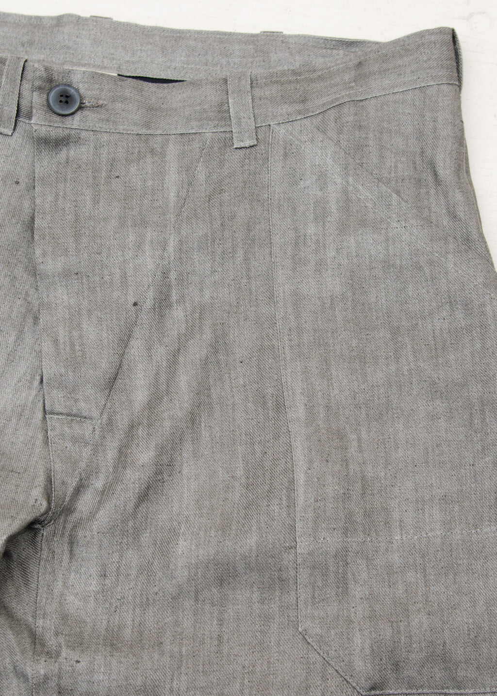 JAN-JAN VAN ESSCHE "TROUSERS#67"SUMI LINEN TWILL