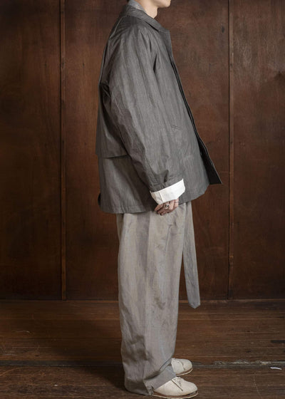 BIBLIOTHERK BR-OT03-SS26-01 F2 JACKET GRAY