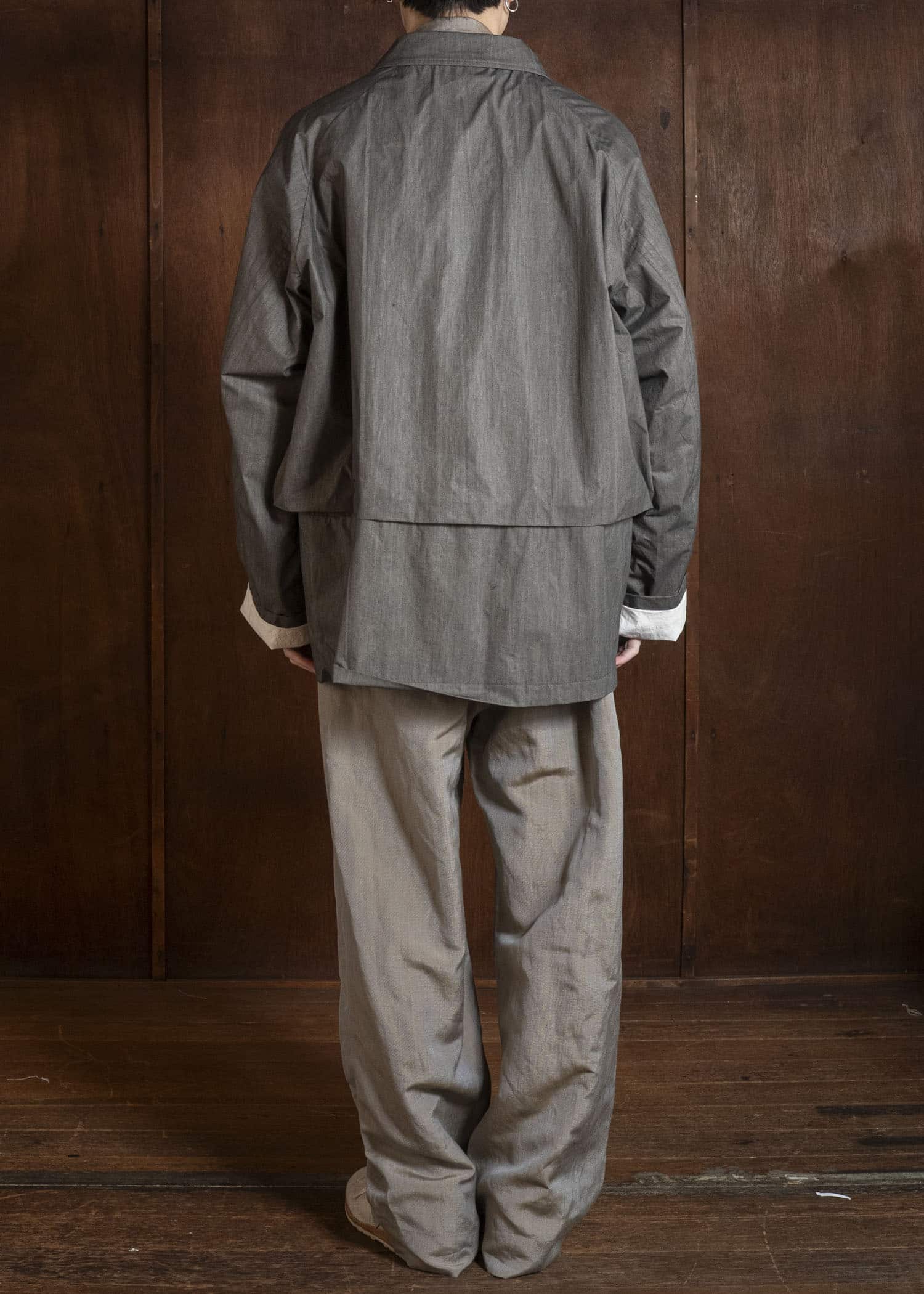 BIBLIOTHERK BR-OT07-SS26 FOLDED JUMPSUIT BEIGE