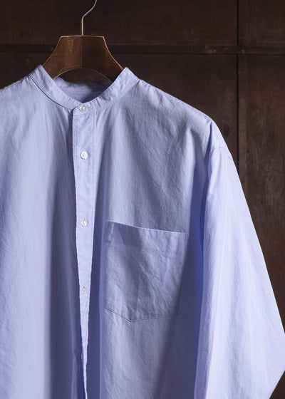 comoli 23SS BAND COLLAR SHIRT