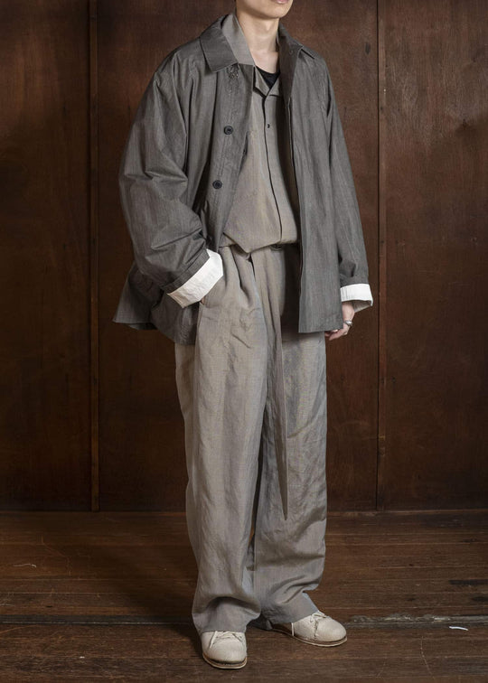 BIBLIOTHERK BR-OT03-SS26-01 F2 JACKET GRAY