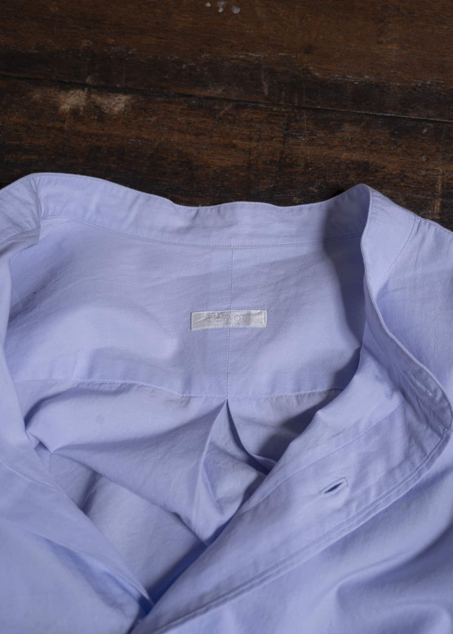 comoli 23SS BAND COLLAR SHIRT