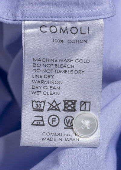 comoli 23SS BAND COLLAR SHIRT