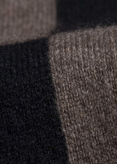 Aleksandr Manamis HIGH NECK PLAID PATTERN SWEATER