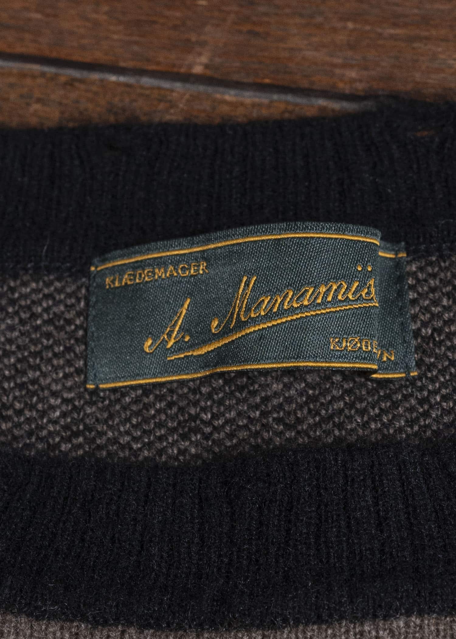 Aleksandr Manamis HIGH NECK PLAID PATTERN SWEATER