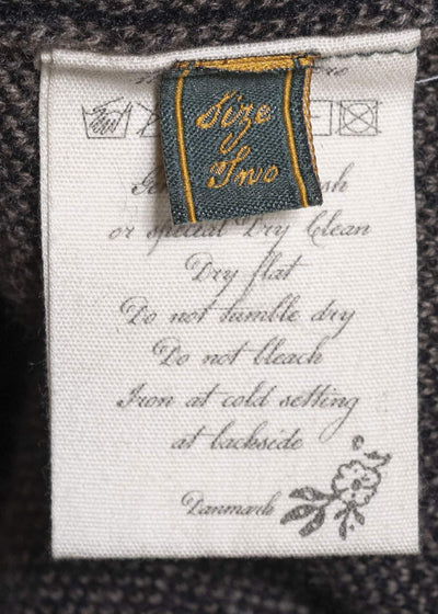 Aleksandr Manamis HIGH NECK PLAID PATTERN SWEATER