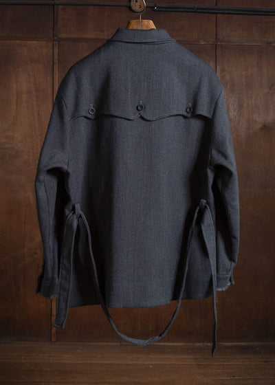 Professor.E AGED PEACOAT GREY 26FW-PE-JKT-07