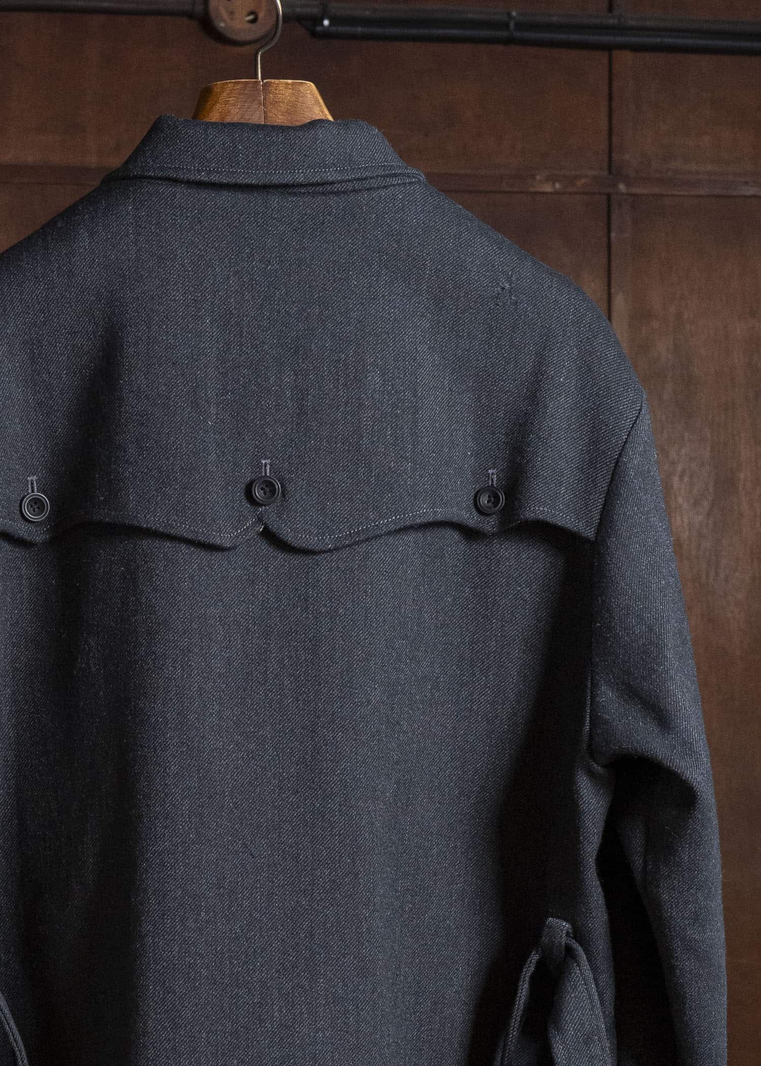 Professor.E AGED PEACOAT GREY 26FW-PE-JKT-07