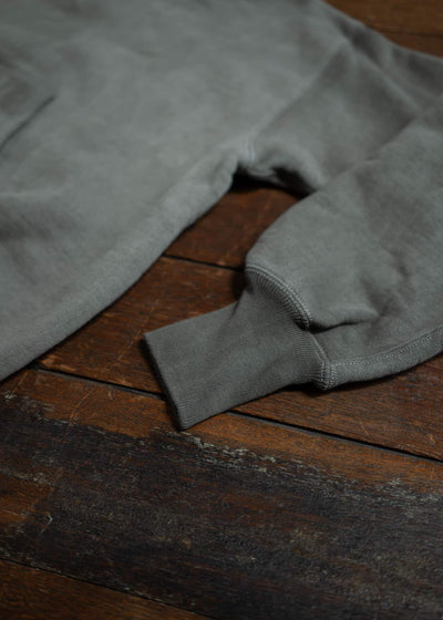 Taiga Takahashi Hooded Sweat Shirt Logwood Dye Grey Lot.606