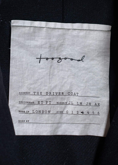 toogood THE DRIVERS COAT