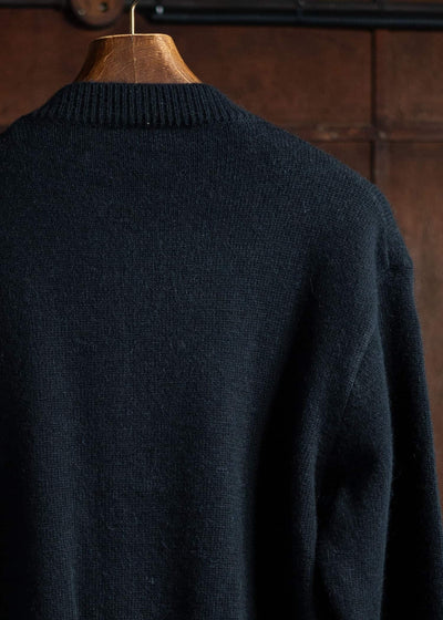 Taiga Takahashi Db Cardigan Black Lot.506