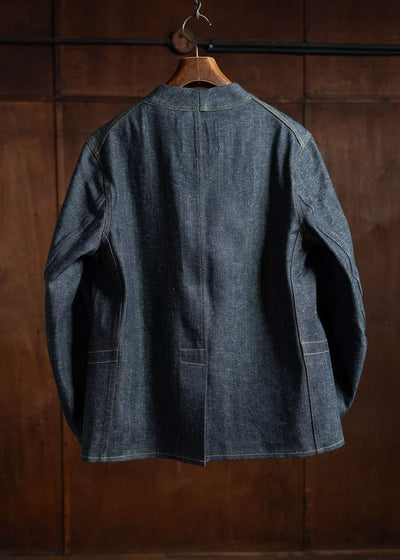 Taiga Takahashi Railroad Denim Jacket Raw Indigo Lot.713