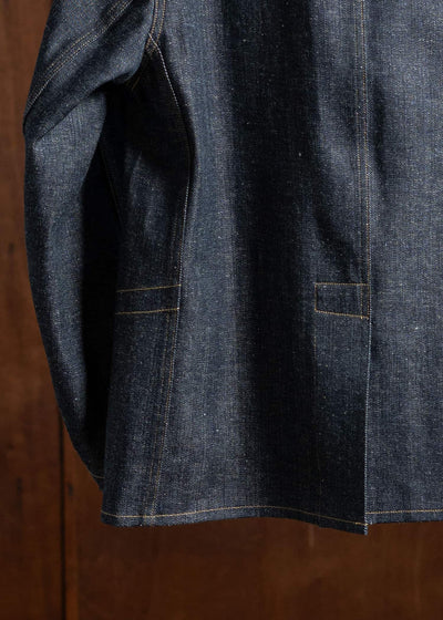 Taiga Takahashi Railroad Denim Jacket Raw Indigo Lot.713