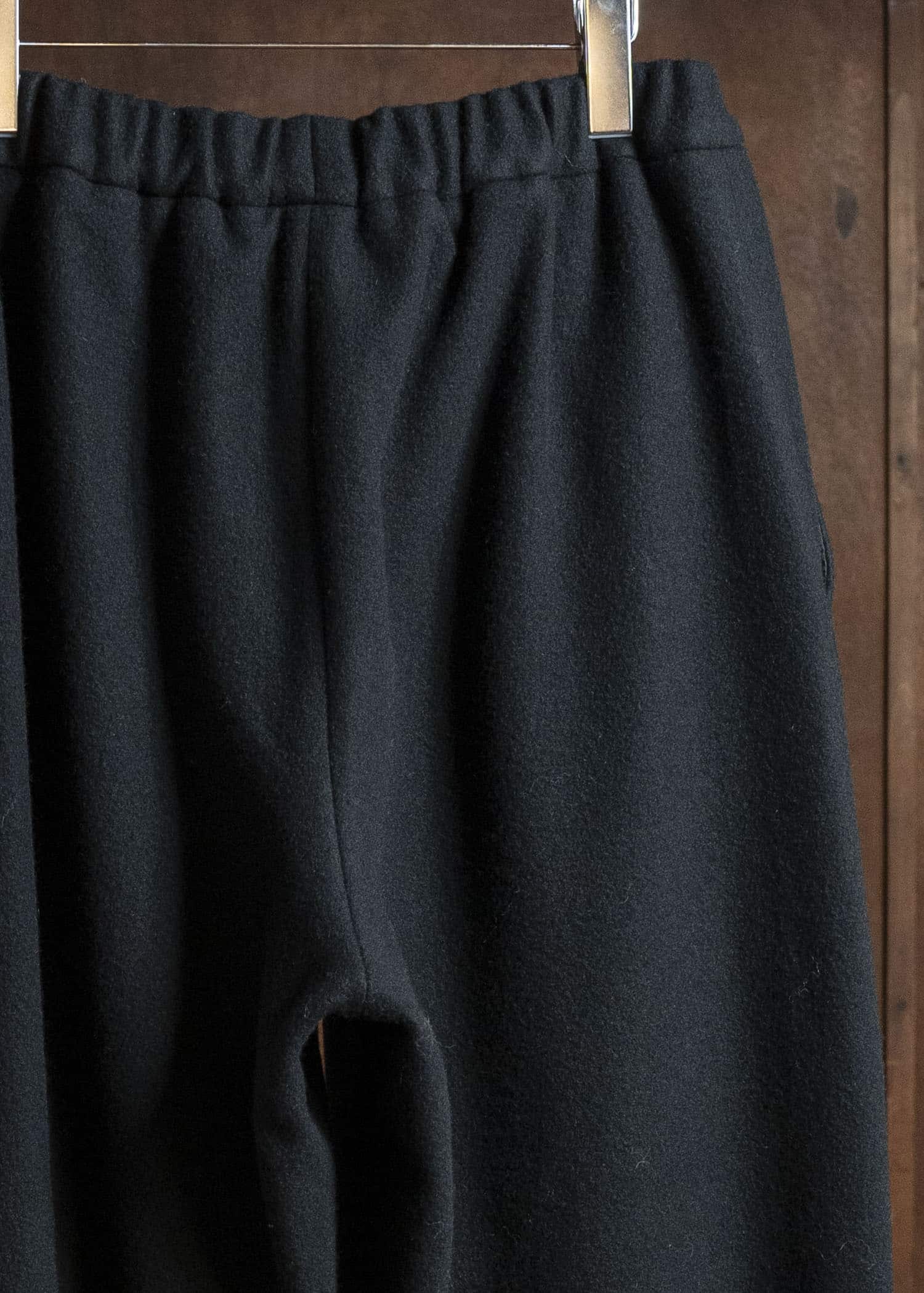 Jurgen Lehl メルトンパンツ J0154FPM692 19 黒