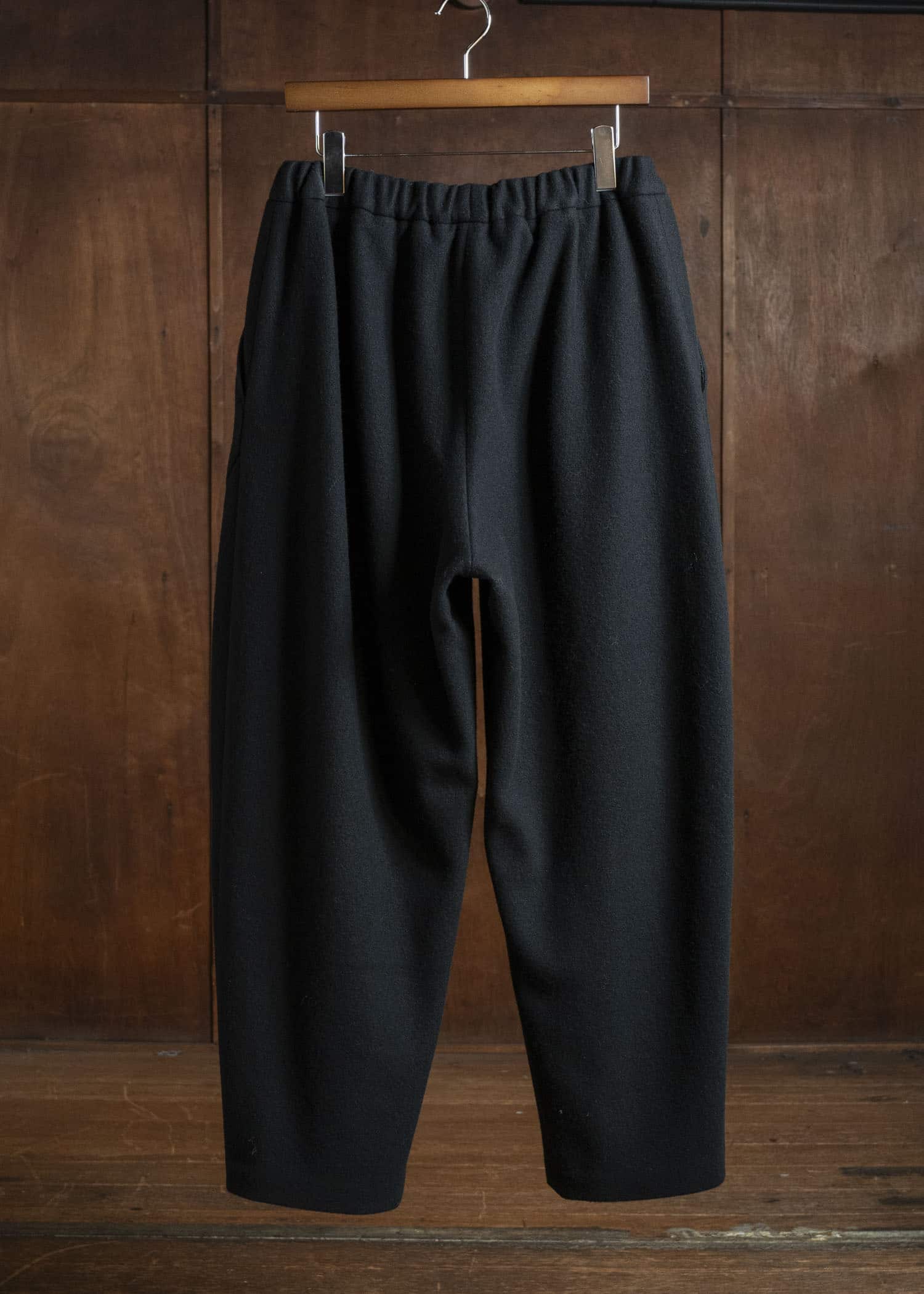 Jurgen Lehl メルトンパンツ J0154FPM692 19 黒