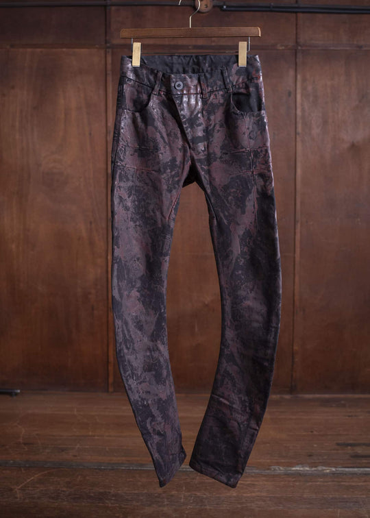 boris bidjan saberi P13 COATED DENIM PANTS