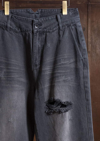 Professor.E FADED BLACK DENIM GREY 26FW-PE-TRL-05