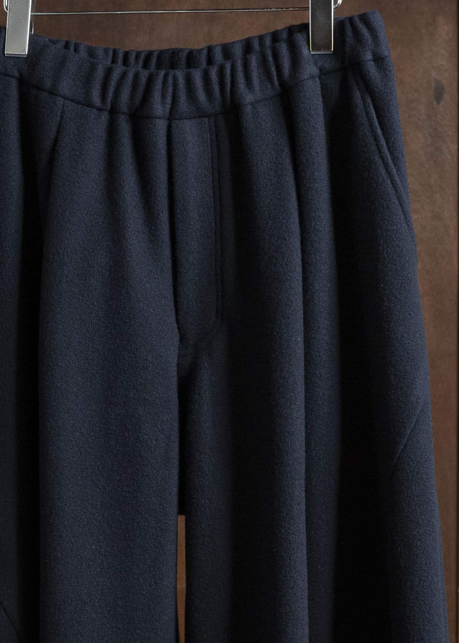 Jurgen Lehl メルトンパンツ J0154FPM692 39 紺