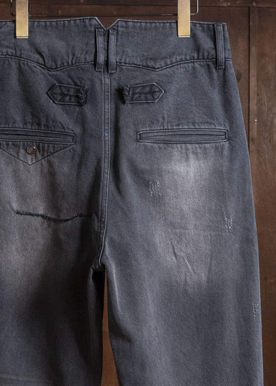 Professor.E FADED BLACK DENIM GREY 26FW-PE-TRL-05