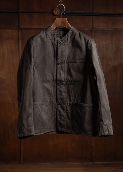 Taiga Takahashi Railoroad Jacket Mud Dyed Brown Lot.315
