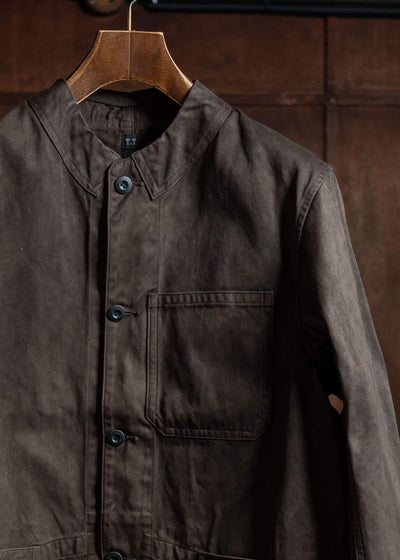 Taiga Takahashi Railoroad Jacket Mud Dyed Brown Lot.315