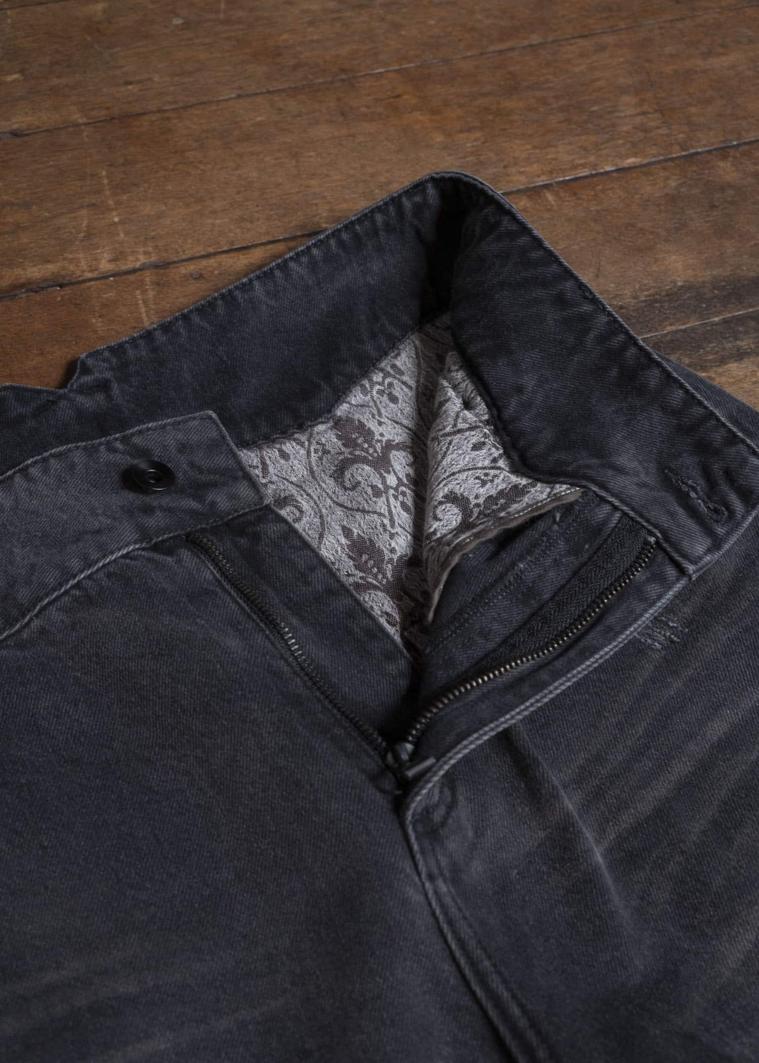 Professor.E FADED BLACK DENIM GREY 26FW-PE-TRL-05