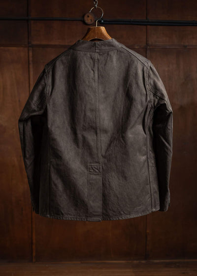 Taiga Takahashi Railoroad Jacket Mud Dyed Brown Lot.315