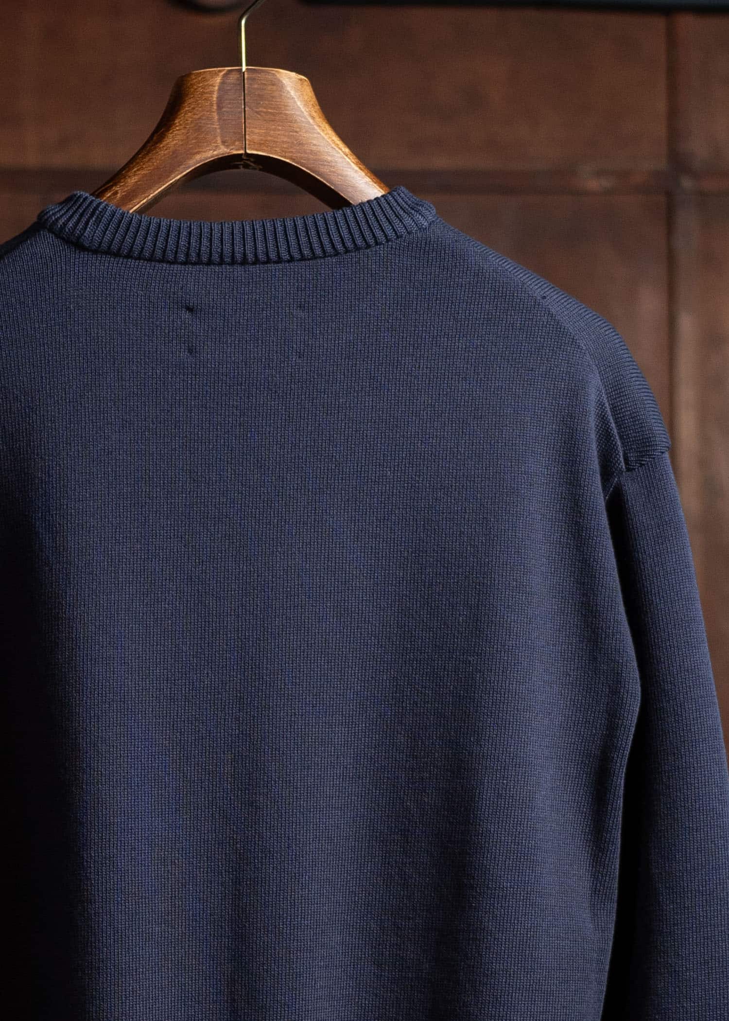 YOKO SAKAMOTO Crew Neck KnitYS-25SS-109-NAVY