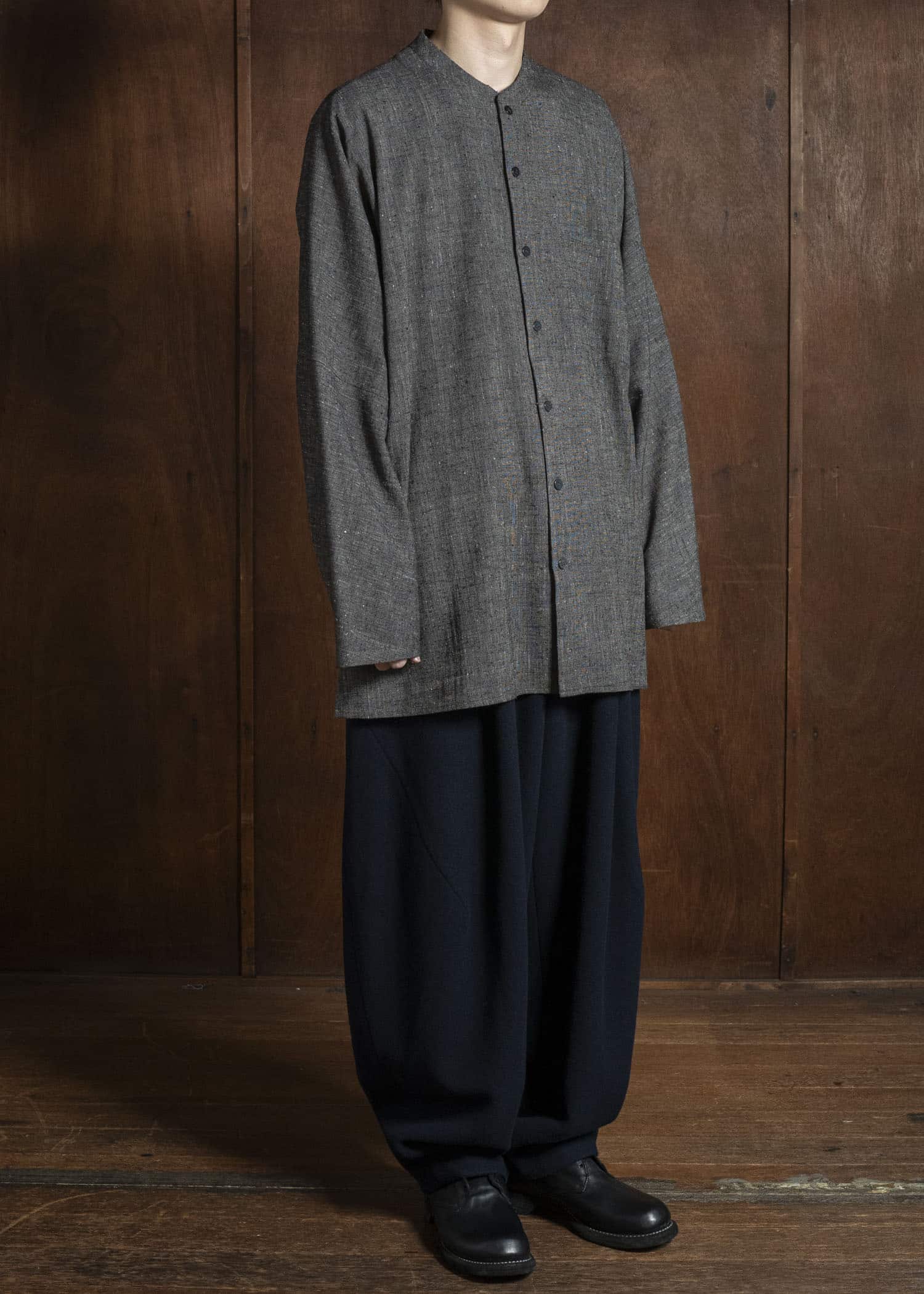 Jurgen Lehl メルトンパンツ J0154FPM692 39 紺