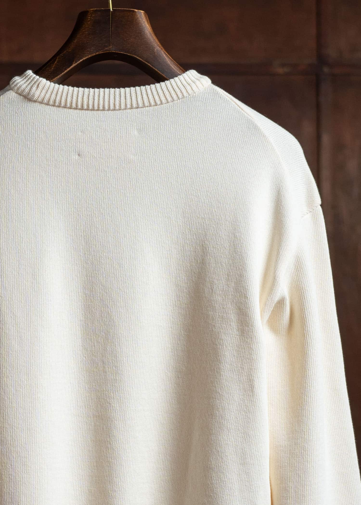 YOKO SAKAMOTO Crew Neck KnitYS-25SS-109-ECRU