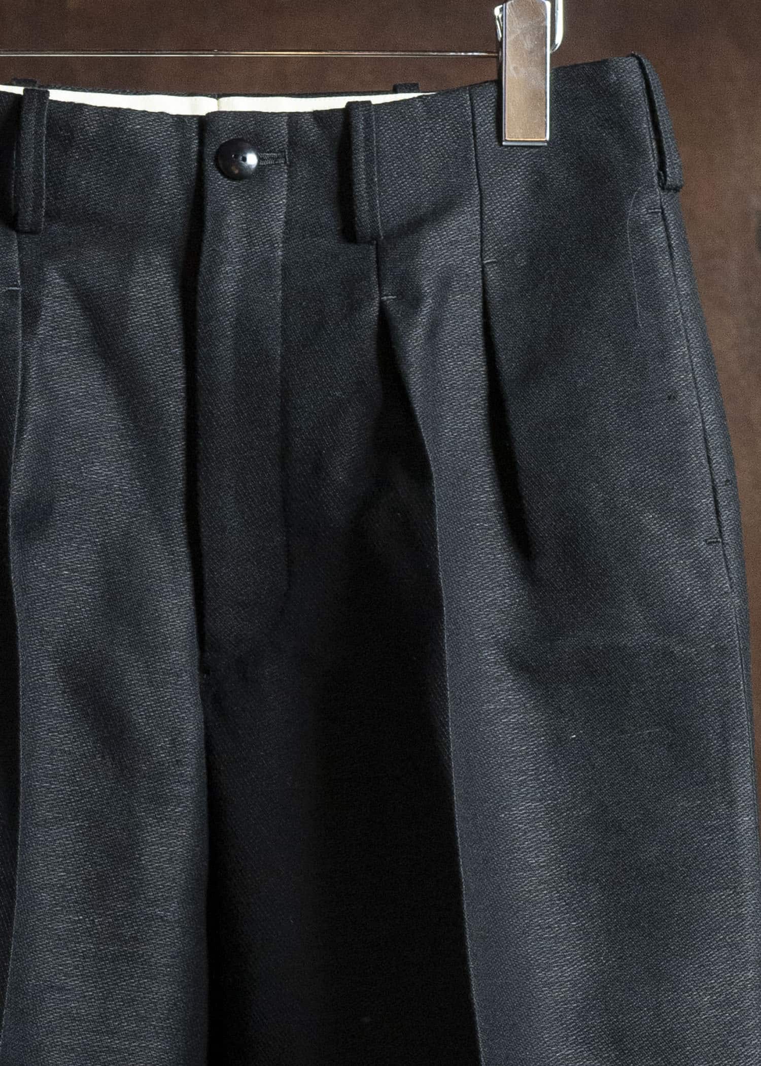 Gorsch 13-2ND-TR01-WHMV Wool Hemp 2 Tack Trousers Black