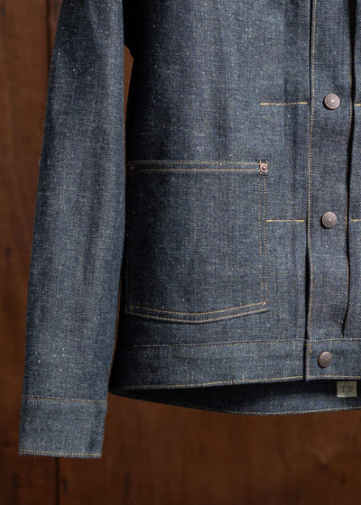 Taiga Takahashi Denim Jacket Raw Indigo Lot.701