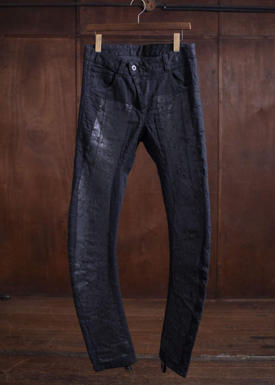 11 by boris bidjan saberi PUNCHING DENIM PANTS