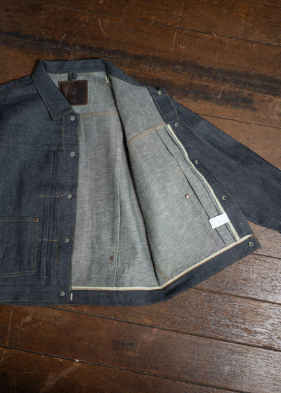 Taiga Takahashi Denim Jacket Raw Indigo Lot.701