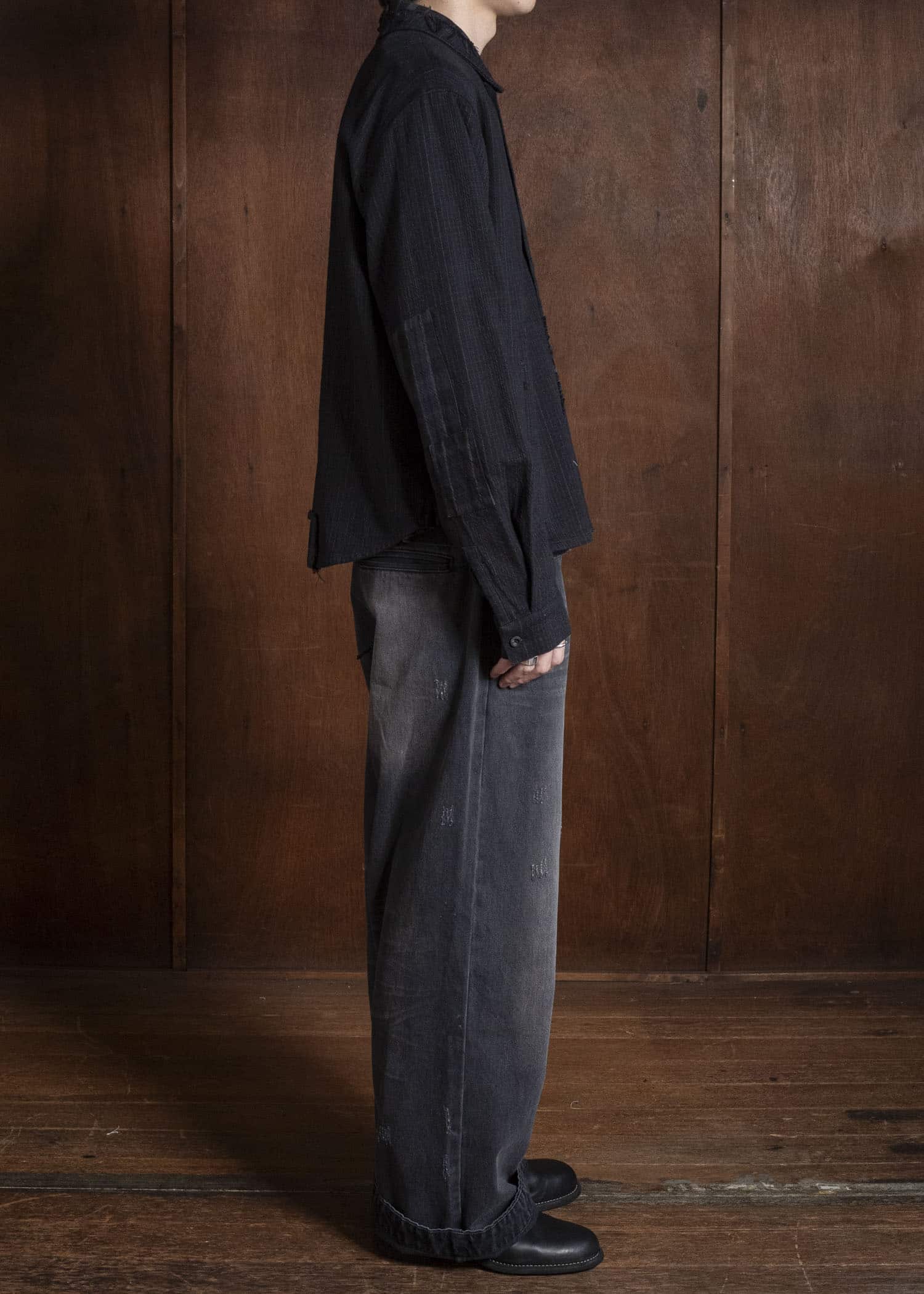 Professor.E FADED BLACK DENIM GREY 26FW-PE-TRL-05