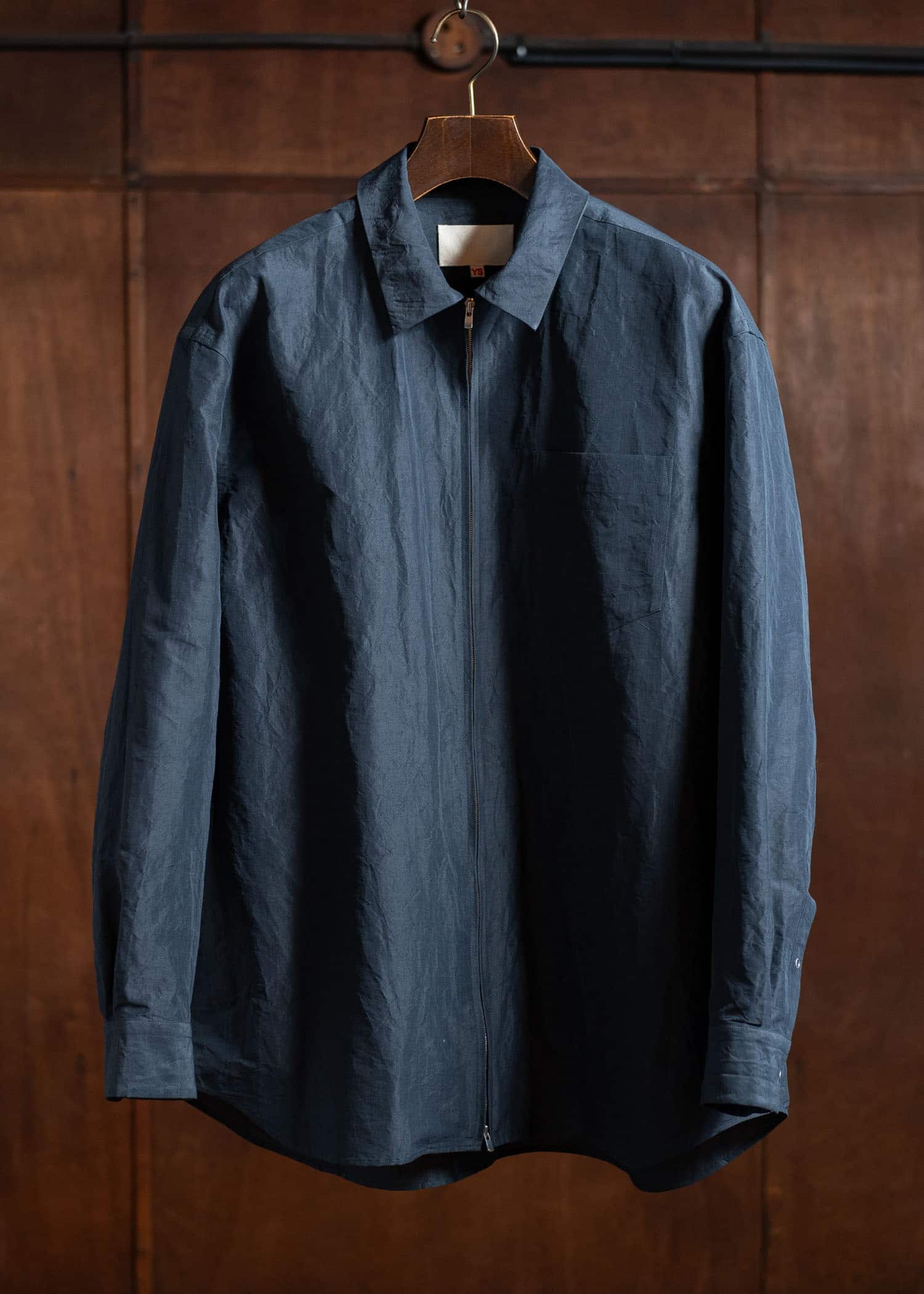 YOKO SAKAMOTO Zip ShirtYS-25SS-58-NAVY