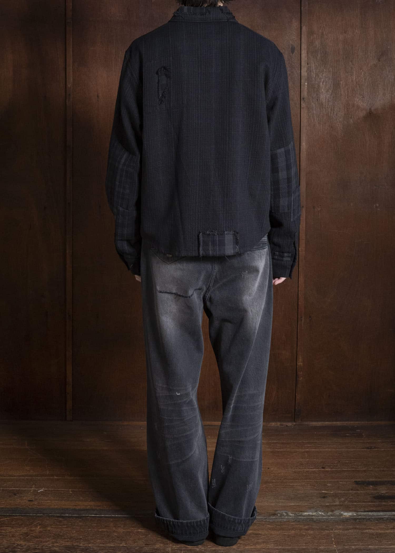 Professor.E FADED BLACK DENIM GREY 26FW-PE-TRL-05