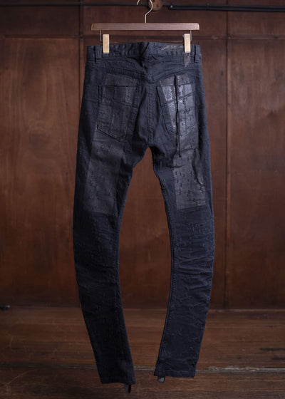 11 by boris bidjan saberi PUNCHING DENIM PANTS