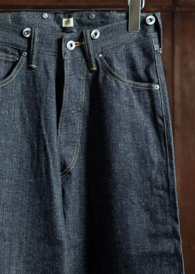 Taiga Takahashi Lot.704-Raw Indigo Denim Trousers 1920's Raw Indigo