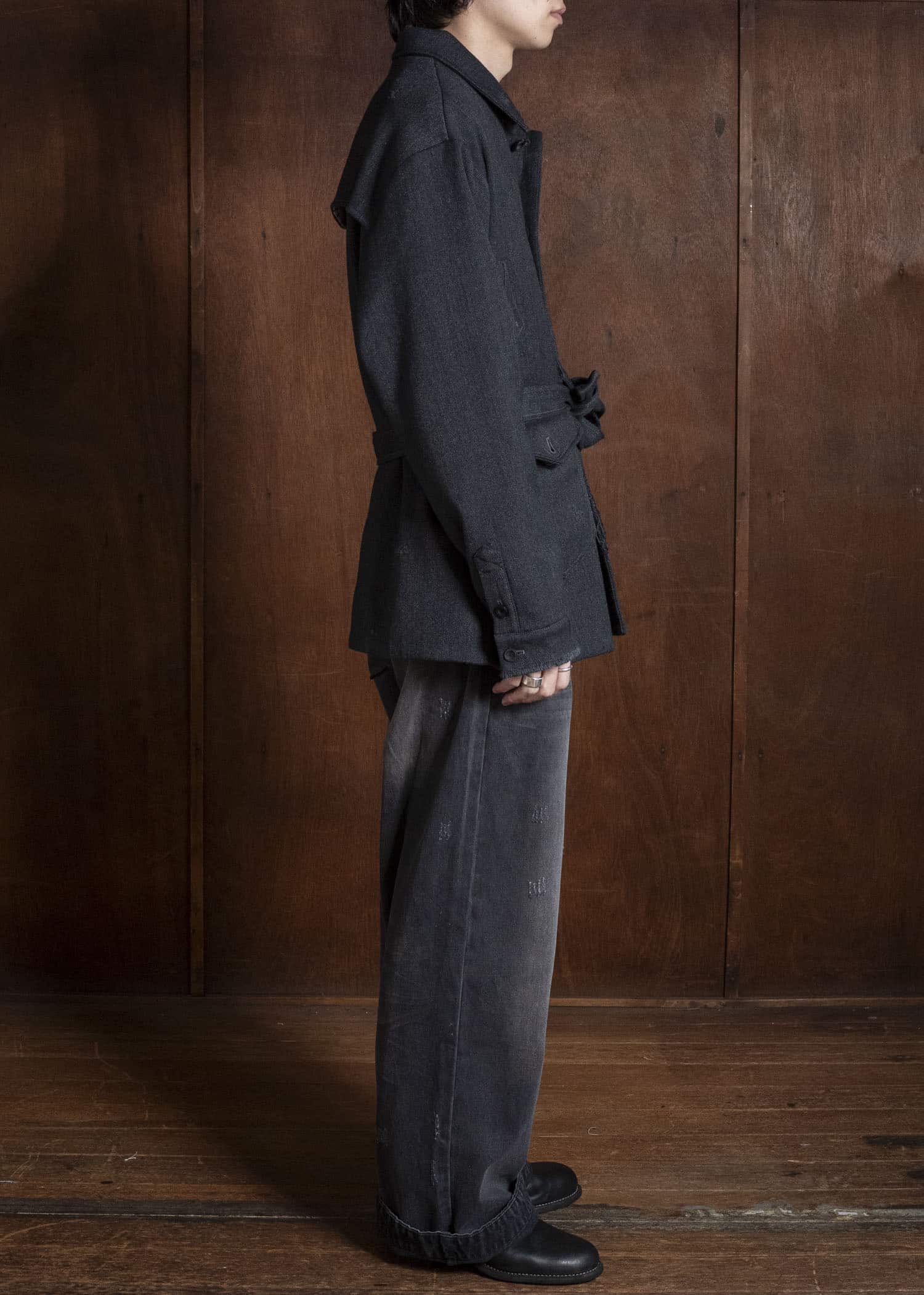 Professor.E AGED PEACOAT GREY 26FW-PE-JKT-07