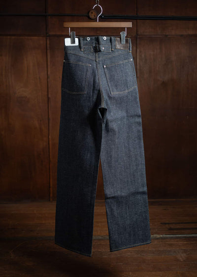 Taiga Takahashi Lot.704-Raw Indigo Denim Trousers 1920's Raw Indigo