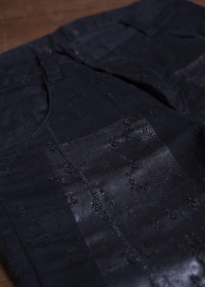 11 by boris bidjan saberi PUNCHING DENIM PANTS