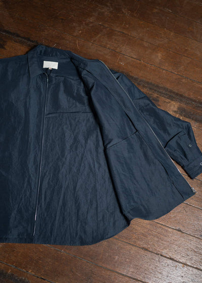 YOKO SAKAMOTO Zip ShirtYS-25SS-58-NAVY