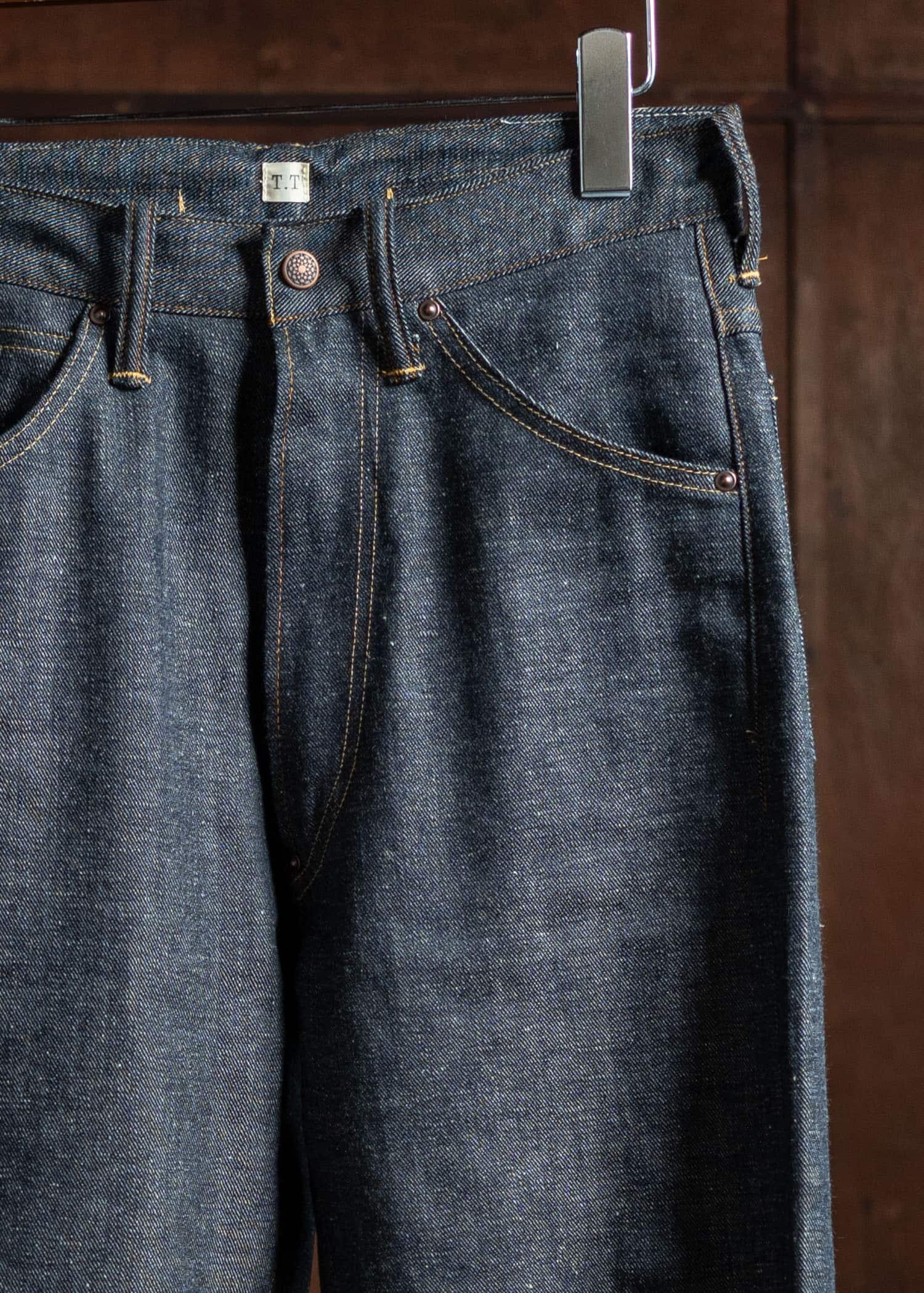 Taiga Takahashi Denim Trousers Lot.702 Raw Indigo