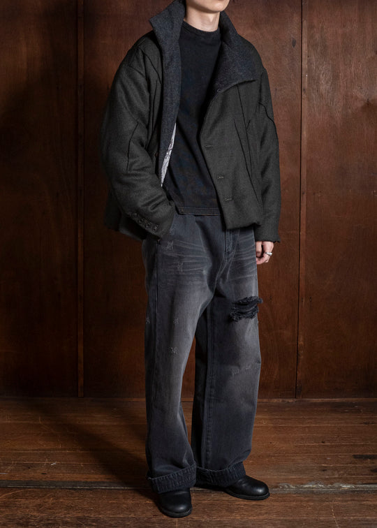 Professor.E PUFFER JKT DARK GREEN 26FW-PE-JKT-04