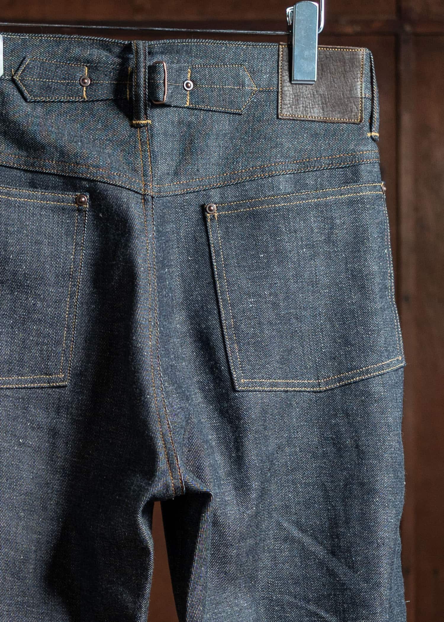 Taiga Takahashi Lot.702-Raw Indigo Denim Trousers Raw Indigo